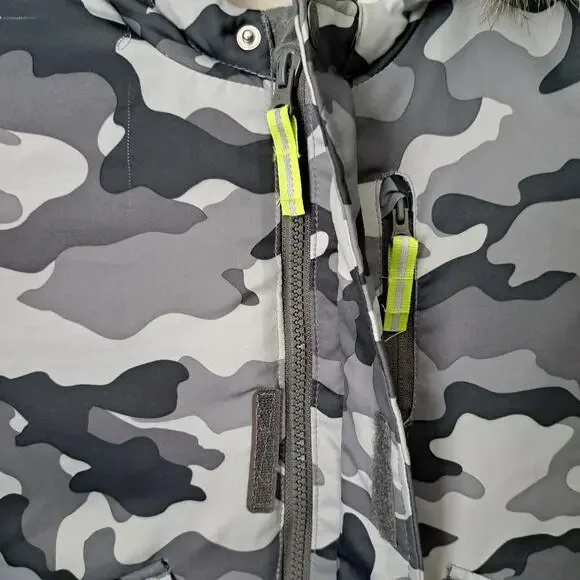 Cat & Jack Toddler Boys Camo Full Zip Puffer Winter Coat 3T - Picture 4 of 10